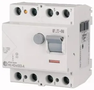 Zdjęcie produktu dla Wyłącznik różnicowoprądowy 4P 40A 0.03A Typ A xPole Home HNC-40/4/003-A 194688 Eaton