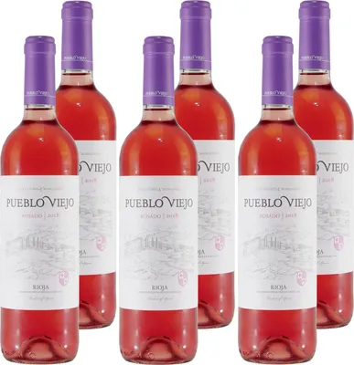 Produktbild von Pueblo Viejo Rioja Rosado Roséwein (6 x 0,75L)