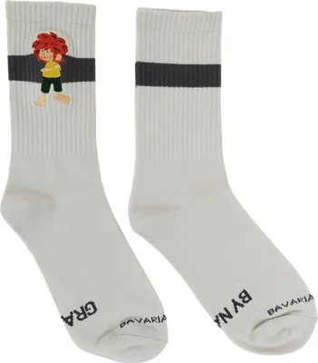 Produktbild von BAVARIAN CAPS Sportsocken Pumuckl Grantig weiß 36-40