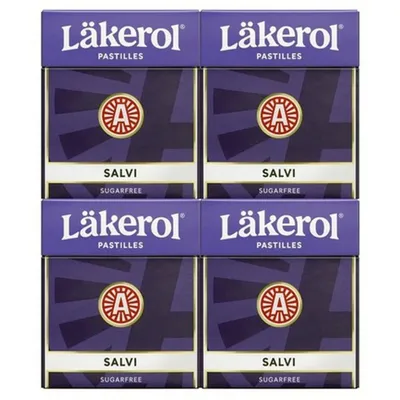 Produktbild von Läkerol Salvi 100g 4er Pack á 25g