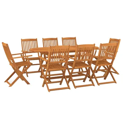 Obrázek produktu pro 9dílný zahradní jídelní set 180x90x75 cm masivní akáciové dřevo