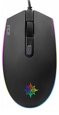 Produktbild von INCA Gaming Maus IMG-GT13 1200 DPI. RGB. 4 Tasten. USB. SW retail