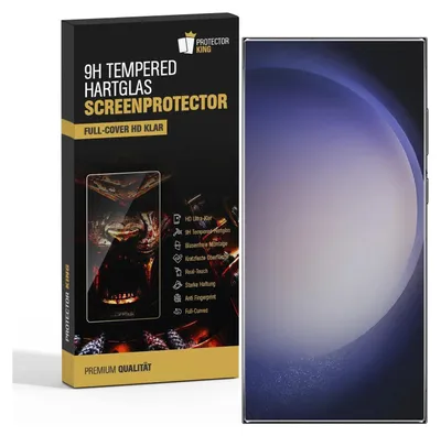 Produktbild von 2x 3D A++9H Panzerhartglas für Samsung Galaxy S24 Ultra FULL COVER 3D KLAR Displayschutz Schutzglas Schuzfolie ECHTES TEMPERED Panzerglas Panzerfolie