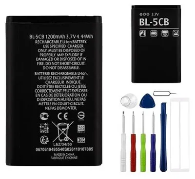 Zdjęcie produktu dla Akumulator bl 5CB 800 mah bateria zapasowa nokia 105 1800 E60 3600