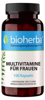 Obrázek produktu pro Multivitamin pro ženy – 100 kapslí – Bioherba
