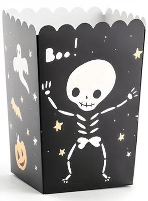 Produktbild von PartyDeco POP13, Schwarz, Weiß, Gold, Papier, 70 mm, 70 mm, 125 mm, 6 Stück(e)