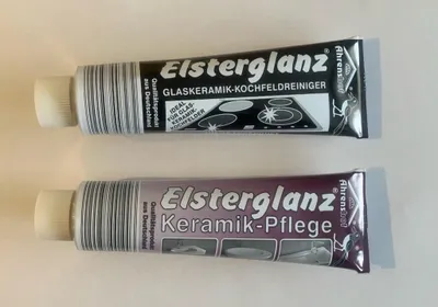 Produktbild von Elsterglanz 2er SET XXL 2x150ml Tube Politur Paste Glaskeramik und Keramikpflege