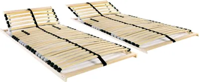Produktbild von Lattenroste 2 Stk. mit 28 Latten 7 Zonen 80x200 cm