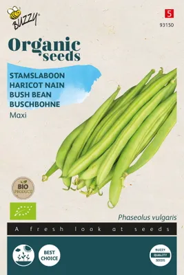 Produktbild von Buzzy Organic Buschbohne Maxi -  - Ca. 20 gr