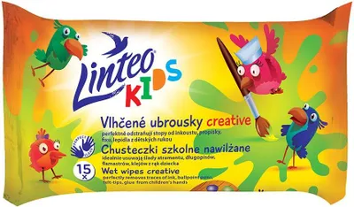 Obrázek produktu pro LINTEO BABY Vlhčené ubrousky LINTEO Kids - školní