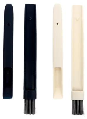 Produktbild von 2-in-1 Reinigungsbürste für Fensterspalte mit Kehrschaufel, 2 Stück, ABS, 18 cm