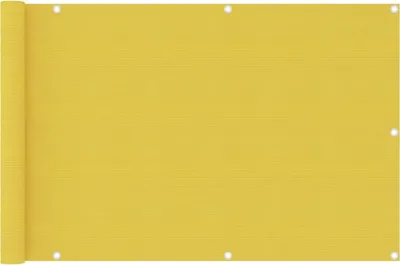 Obrázek produktu pro Balkonová zástěna žlutá 90 x 400 cm HDPE