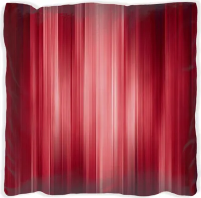 Produktbild von Wallario Premium Kissen, weiche Oberfläche, mit Motiv Rot und schwarz gestreift - Abstraktes Streifenmuster, Größe: 30 x 30 cm, mit weißer Rückseite
