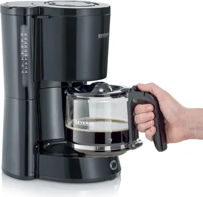 Immagine prodotto di SEVERIN KA4815 Filter Coffee Maker - Black - 1000 W - 1.4 L - Up to 10 cups