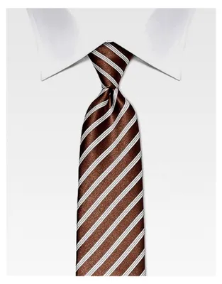 Produktbild von Herren Krawatte aus reiner Seide gestreift für Hemd und Anzug, geeignet für Business und Hochzeit, 8 cm schmal/breit