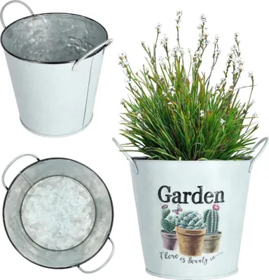 Image de Pot de fleurs / pot de plantation - Modèle Donk - 12 cm - Petit - Pour fleurs et plantes