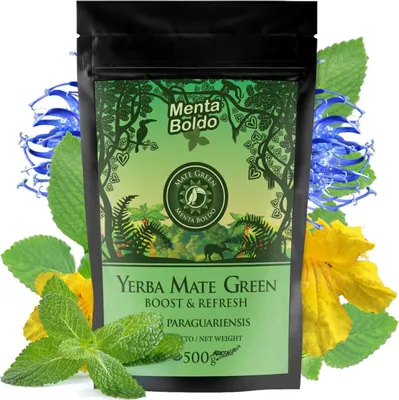 Produktbild von Yerba Mate Green Menta Boldo - 500 g