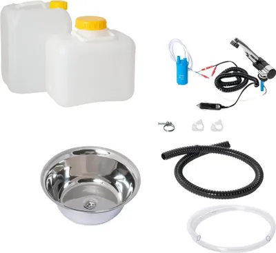 Produktbild von 12V Miniküche Campingküche Küchenblock Bausatz Technikpaket Reisemobil womo 36cm