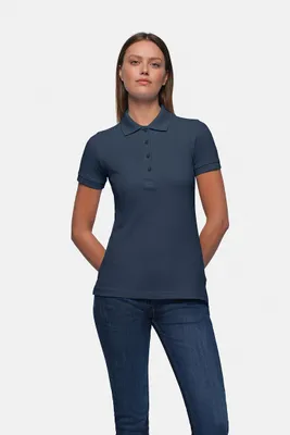 Produktbild von HAKRO Classic Polo Damen 110 marine, M