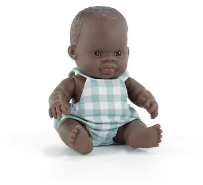 Obrázok produktu pre Miniland bábika afrického chlapca 21 cm bábika vzdelávacia hračka