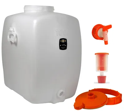 Produktbild von Speidel Getränkefass Oval 100 Liter mit Auslaufhahn NW15 incl. Gärspund