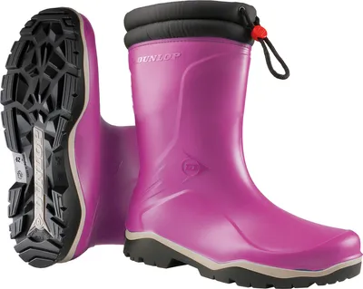 Produktbild von Dunlop Blizzard gefütterte Kinderstiefel Rosa Größe 35 K37407350