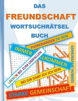 Produktbild von Das Freundschaft Wortsuchrätsel Buch