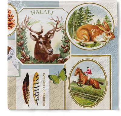 Produktbild von Sovie HOME Serviette Fritz aus Tissue 33 x 33 cm, 3-lagig, 20 Stück