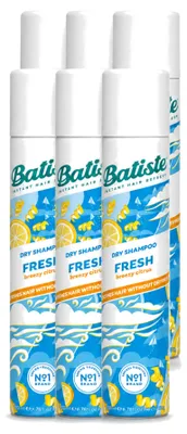 Obrázek produktu pro 6 kusů šamponu ve spreji Batiste Fresh, 200 ml – výhodná balení