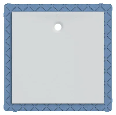 Immagine prodotto di Geberit receveur de douche carré Olona 120x120 cm, hauteur 4 cm, écoulement derrière au centre, blanc/ mat, 550.903.00.1, 550.903.00.1