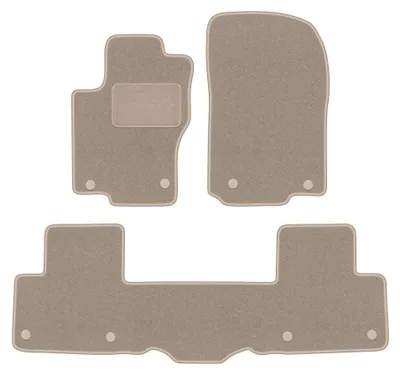Immagine prodotto di Tappetini in moquette per Mercedes GLE W166 2011-2015 (SUV) – set 4 pezzi, beige, su misura – Wielganizator LUX