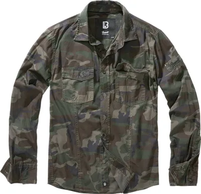 Zdjęcie produktu dla Brandit Slim Worker Shirt olive camo - 3XL
