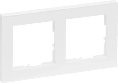 Produktbild von Legrand 765182 SEANO+2-fach Rahmen in der Farbausführung Ultraweiß