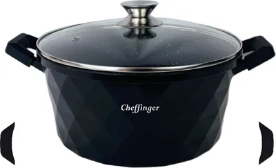 Produktbild von Topf mit Glasdeckel - 24 cm
