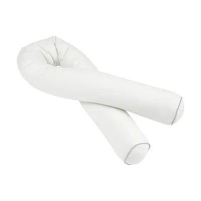 Produktbild von KraftKids Bettrolle Leinen leicht grünes Weiß 100 cm