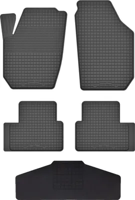 Produktbild von Gummi Fußmatten Set Für: Volvo V70 Ii (2000-2007) Gummimatten Schwarz