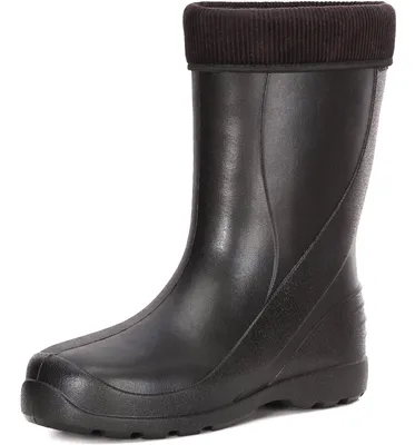 Produktbild von Ladeheid Damen leichte Eva Thermo Gummistiefel Regenstiefel LADW002 (Schwarz, 42 EU)