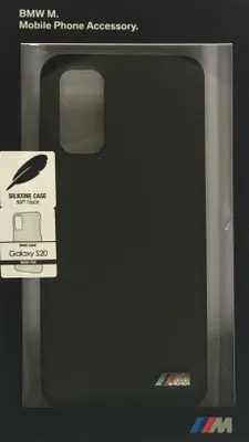 Produktbild von BMW Silikon Case schwarz für Samsung Galaxy S20 6,2" Cover Hülle