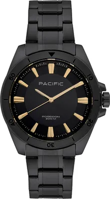 Image de Montre Pacific pour homme, noire, Pacific-PC00975