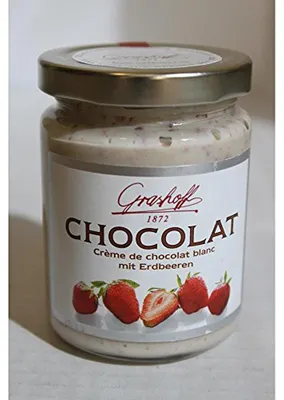 Zdjęcie produktu dla Grashoff Chocolat Blanc z truskawkami z białej czekolady 250ml