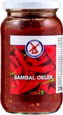 Produktbild von Windmill Sambal Oelek SCHARF Chili Paste 370g