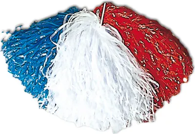 Produktbild von POM POM verschiedene Farben blau/weiß/rot