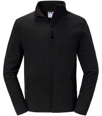 Productafbeelding van Russell - "Essential" softshell jas, uni, voor heren/dames, model LT5496 (XL) (zwart)