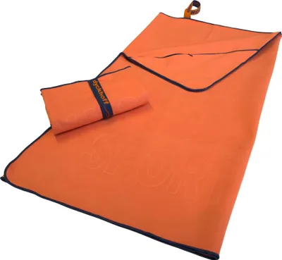 Produktbild von Dyckhoff Mikrofaser Handtuch mit Reißverschluss orange 80,0 x 180,0 cm