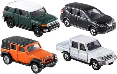 Obrázek produktu pro Sada terénního autíčka – Sada modelů aut – Hračka – Realistický vzhled – 14 x 4,3 x 19,6 cm