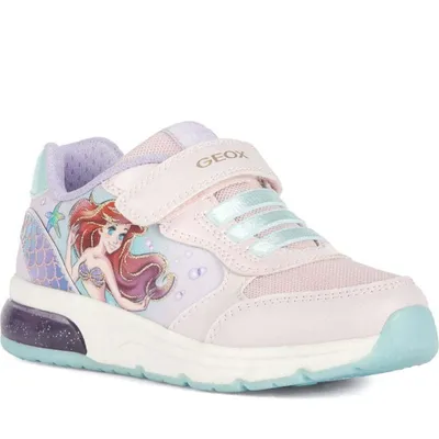 Produktbild von GEOX Sneaker SPACECLUB, Glattleder, Rot, Kinder
