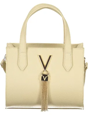 Produktbild von Elegante Damenhandtasche Beige mit Schulterriemen und Kontrastdetails