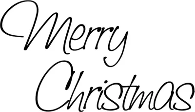 Produktbild von HEYDA 211800400 Stempel Weihnachten Merry Christmas Holz matt lackiert