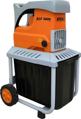 Produktbild von ATIKA ALF 2800 Walzenhäcksler Gartenhäcksler Elektrohäcksler Schredder, 230V, 2800W für Kompost, Astwerk