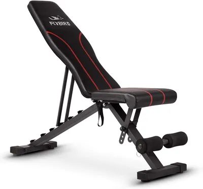 Produktbild von FLYBIRD Hantelbank Fitnessbank, Schrägbank, Trainingsbank, Verstellbar, Klappbar
